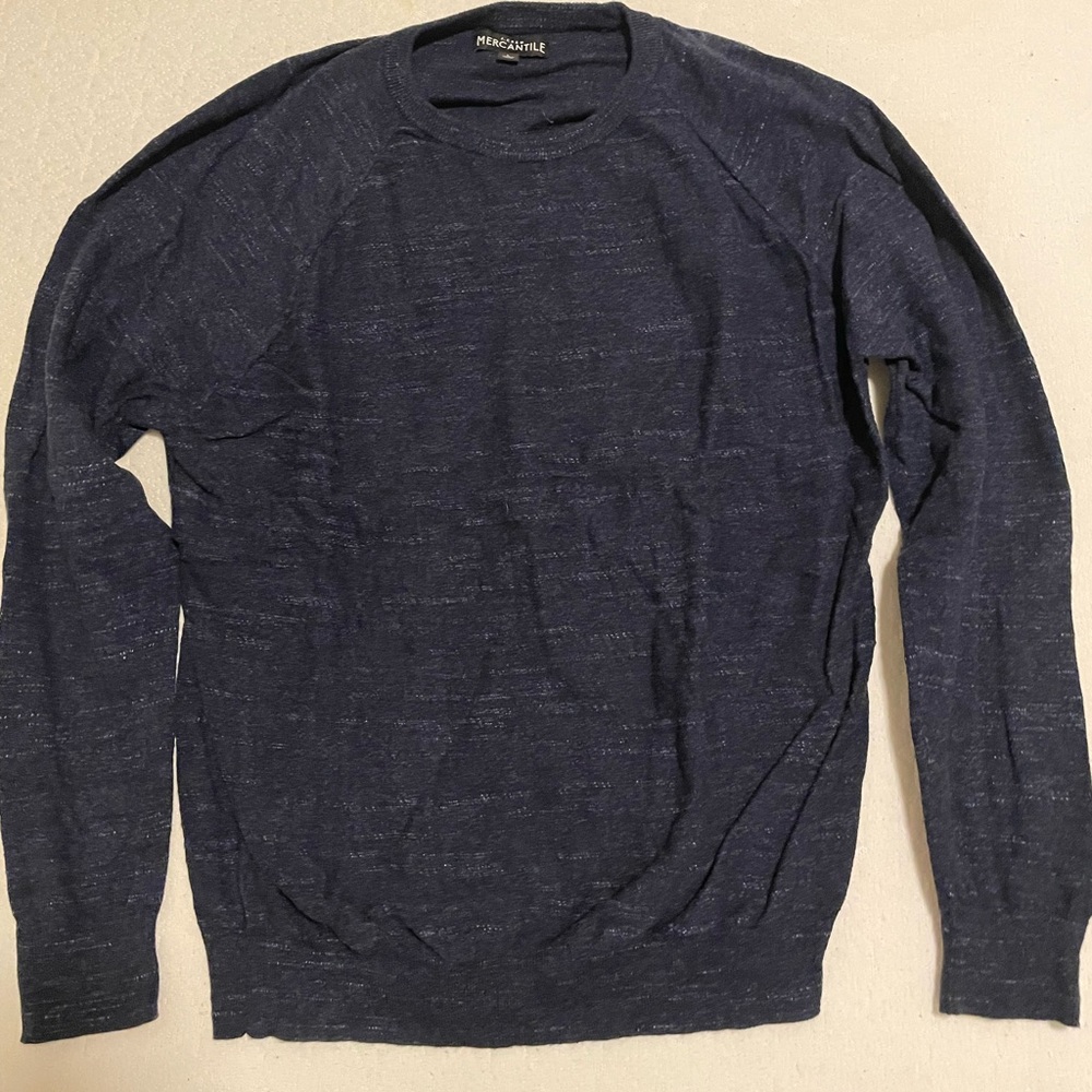 Men’s J. Crew sweater. Size large. Minimal wear. Navy color.